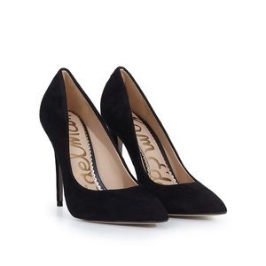 Sam Edelman Danna Black Suede Stiletto Heel